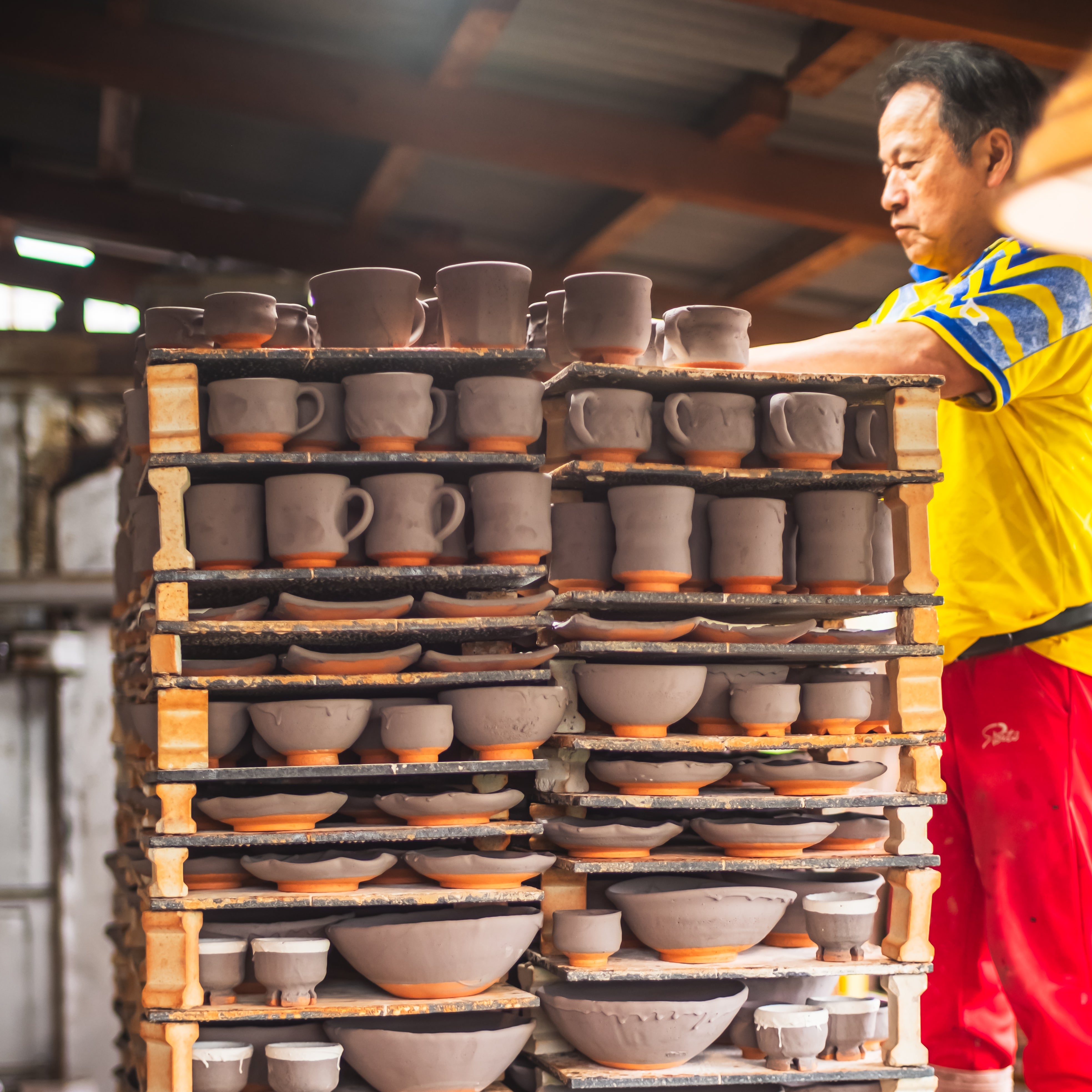 Portrait of Hagi-yaki artists