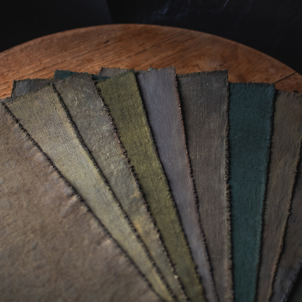 Naturally Dyed Tea Cloth (M) (view 2)