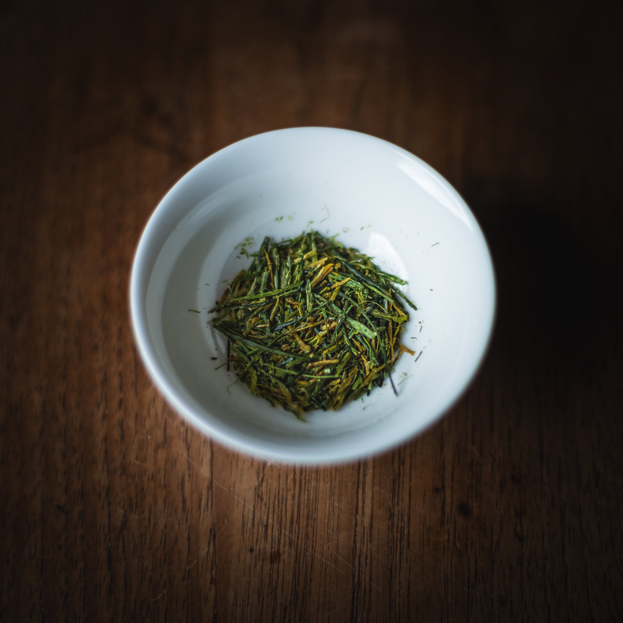 Hakusei white-leaf Sencha — golden leaf needles from Hoshino village, Yame