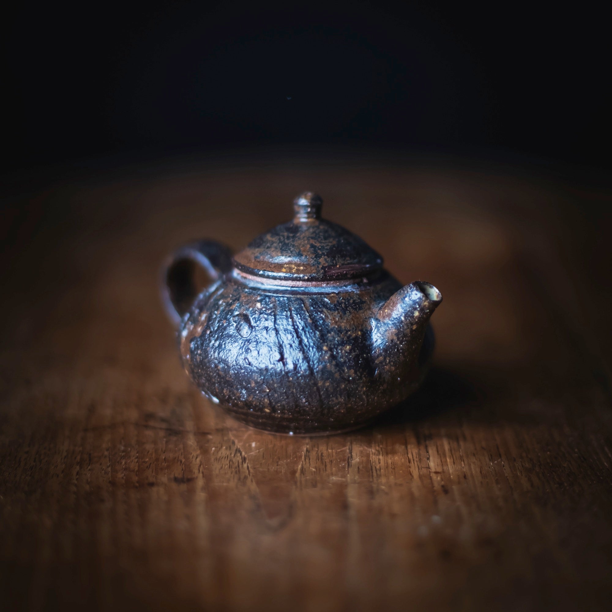 Ash Glaze Teapot #013 (view 2)