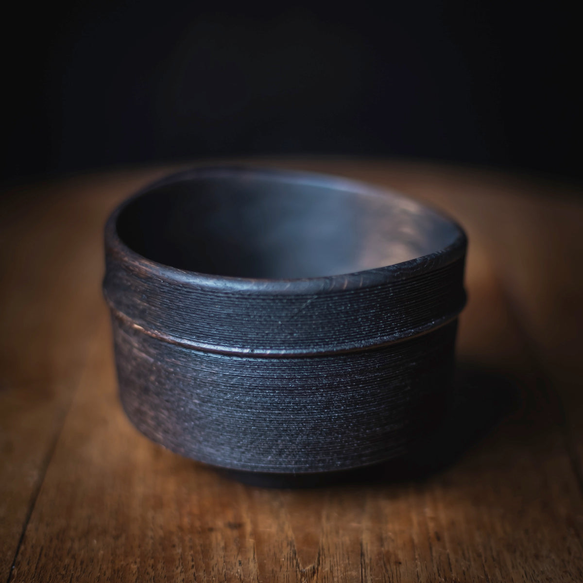 Ebonized Oak "Chawan" Object #774 (view 6)