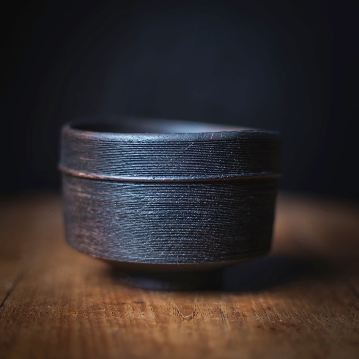 Ebonized Oak "Chawan" Object #774 (view 7)