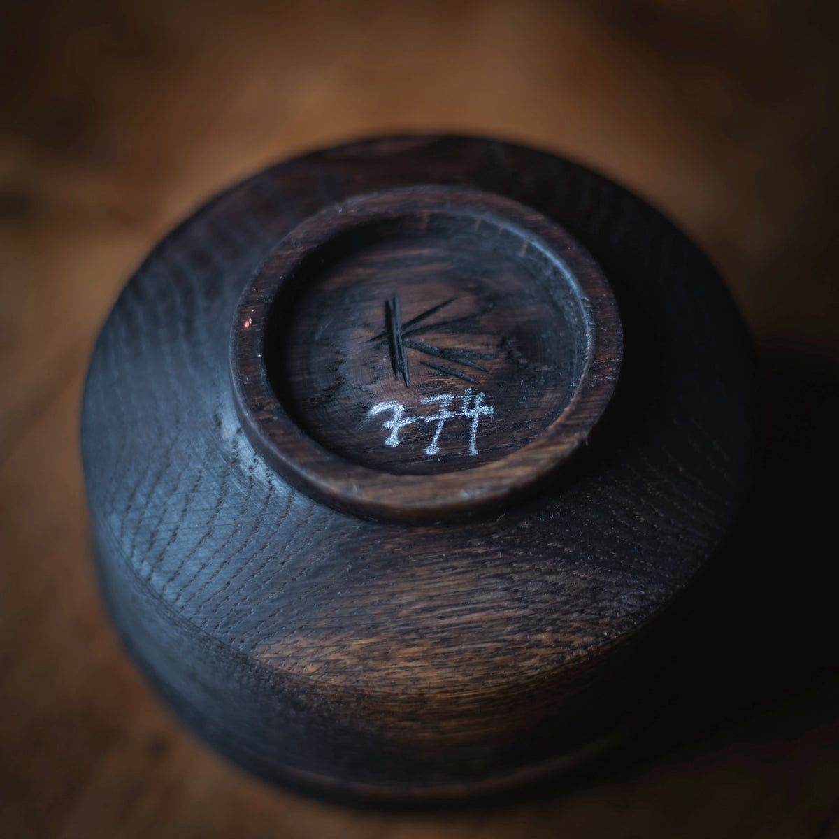 Ebonized Oak "Chawan" Object #774 (view 13)