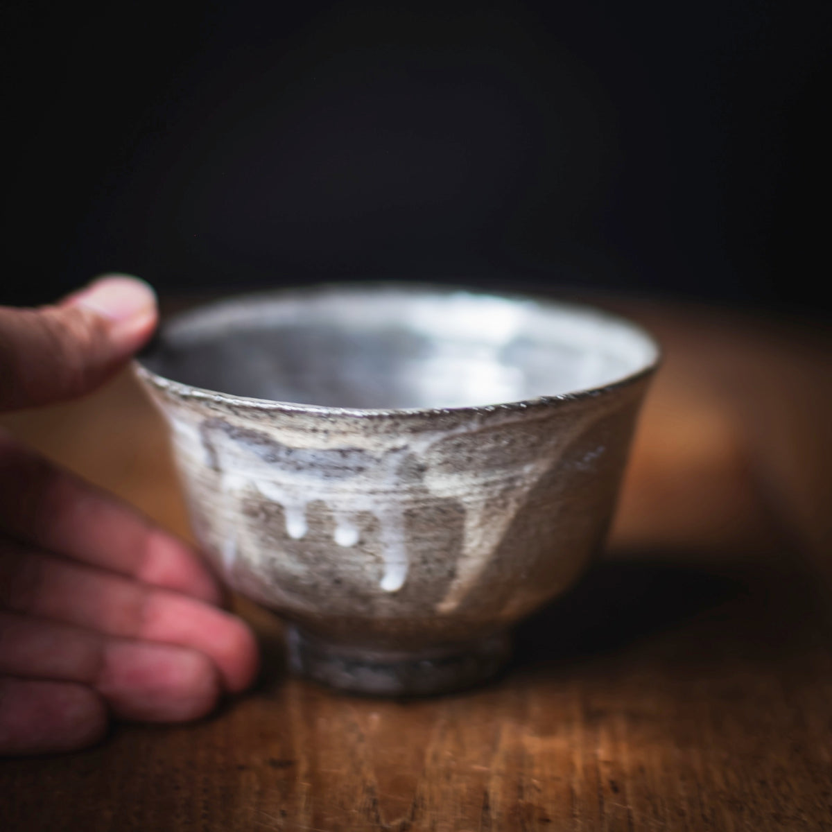 Black Hagi Chawan #006 (view 7)