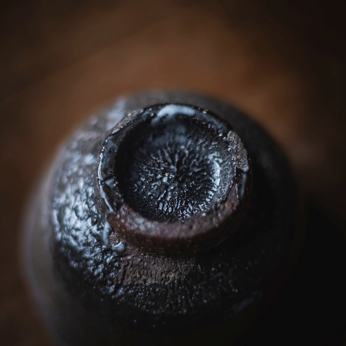 Black Hagi Chawan #006 (view 14)
