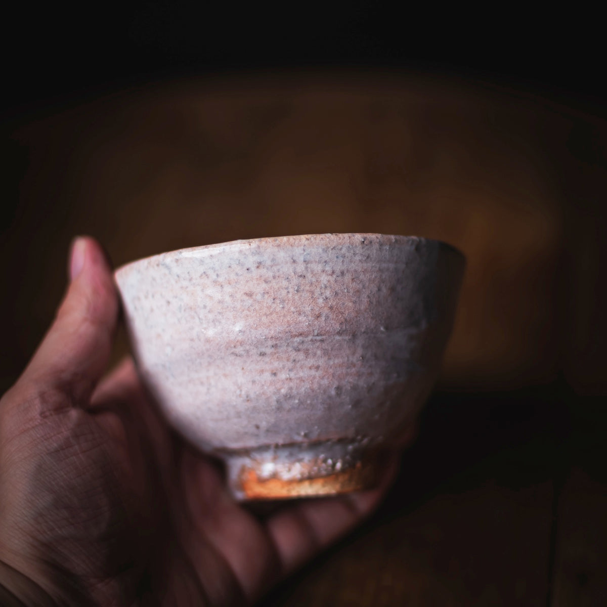 Pink Hagi Chawan #007 (view 10)