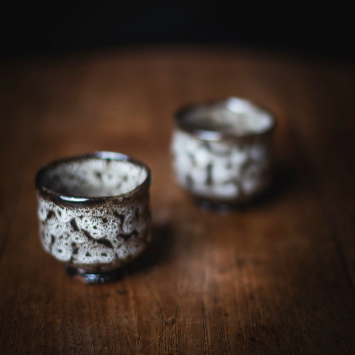 (Set of two) Hagi Sake Guinomi #002