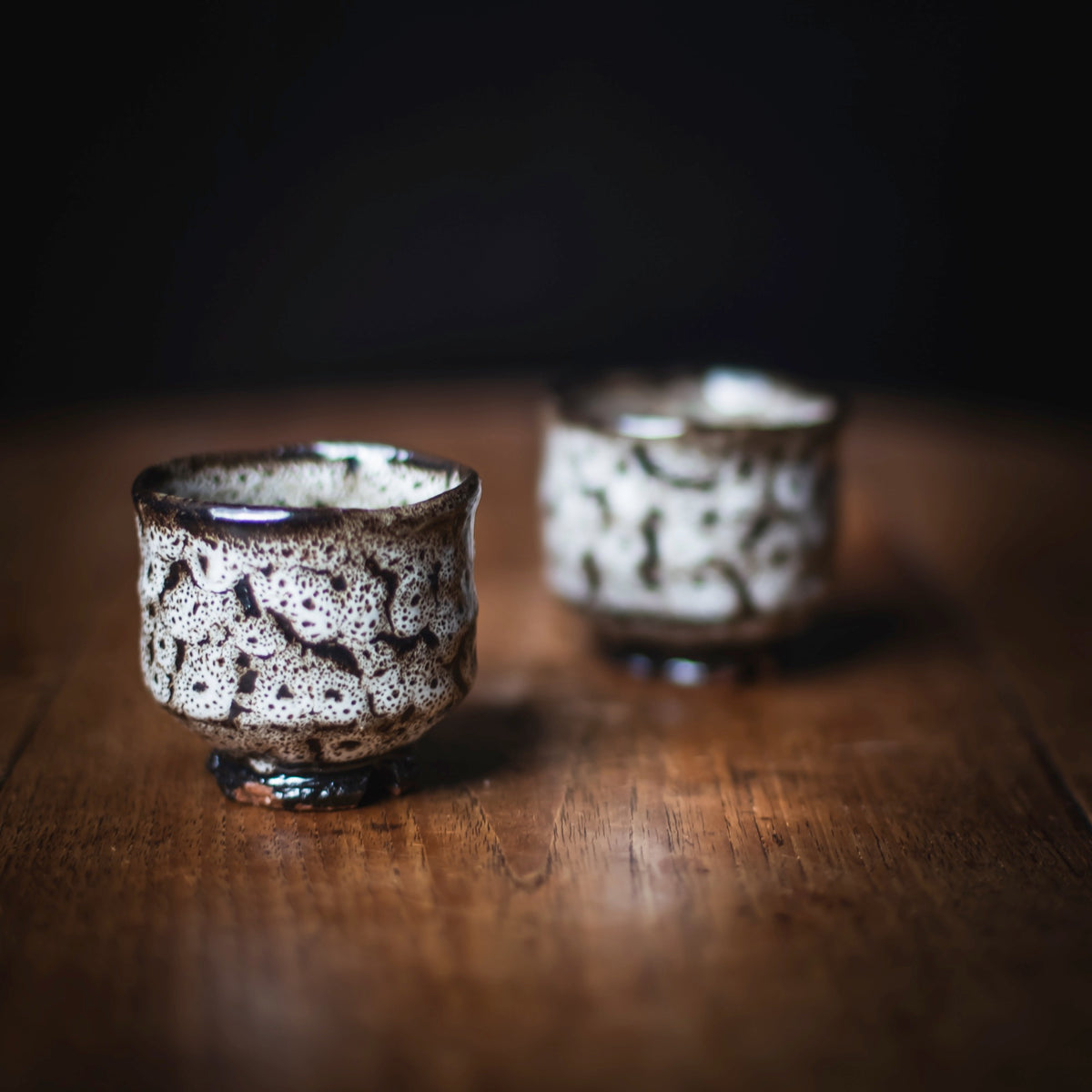(Set of two) Hagi Sake Guinomi #002 (view 2)