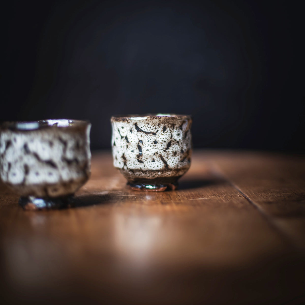 (Set of two) Hagi Sake Guinomi #002 (view 3)