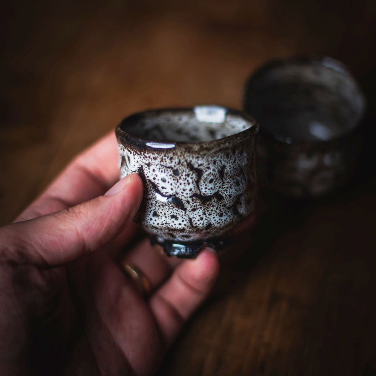 (Set of two) Hagi Sake Guinomi #002 (view 6)