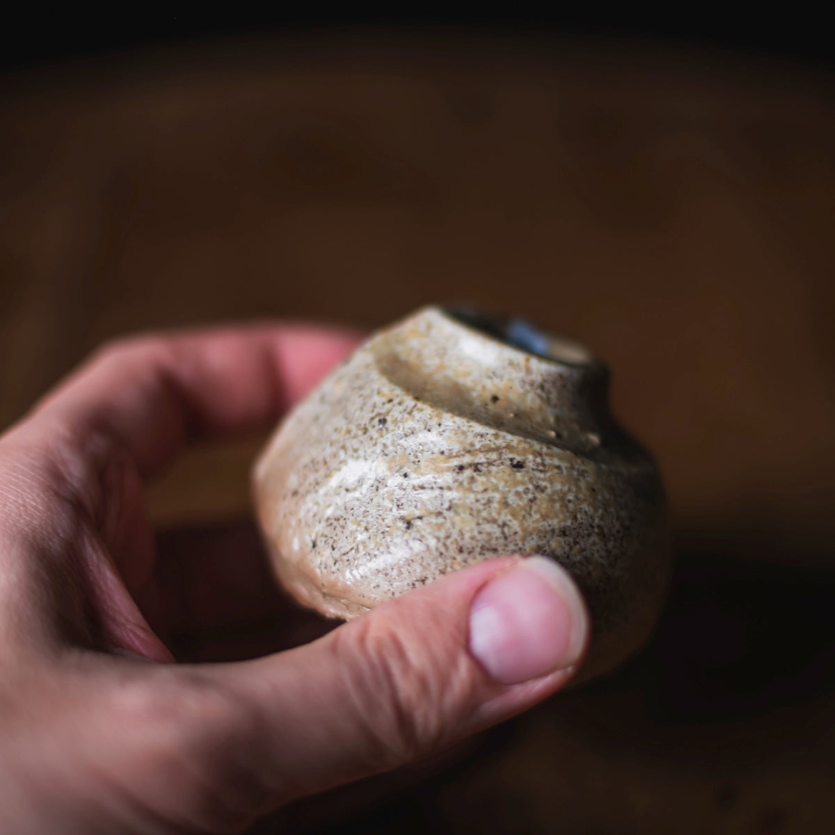 Marbled Bizen Guinomi #004 (view 8)