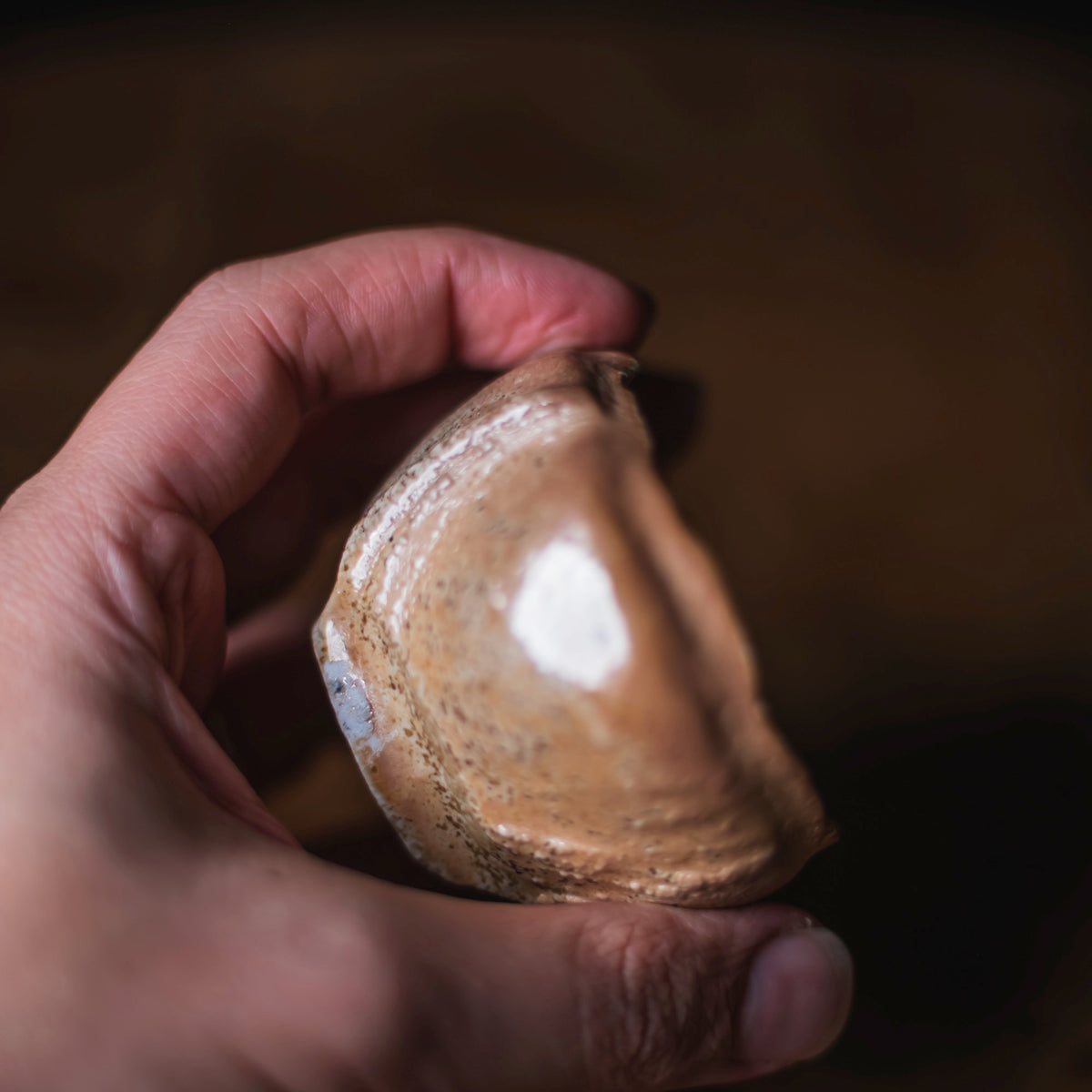 Marbled Bizen Guinomi #004 (view 10)