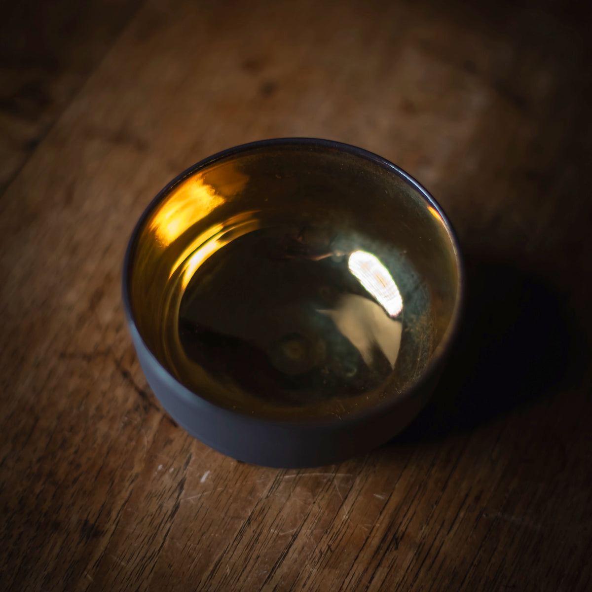 "Kontrapunkt" Golden Porcelain Cup #041 (view 4)