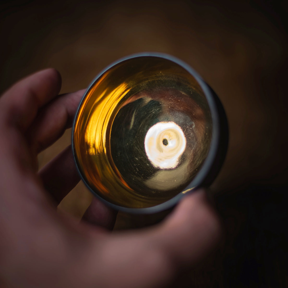 "Kontrapunkt" Golden Porcelain Cup #041 (view 8)