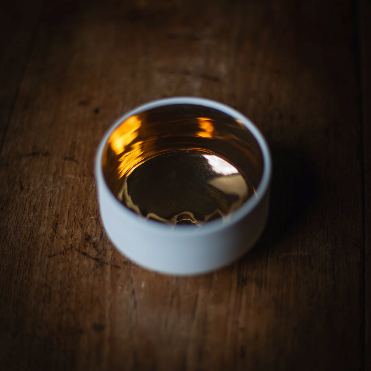 "Kontrapunkt" Golden Porcelain Cup #043 (view 3)