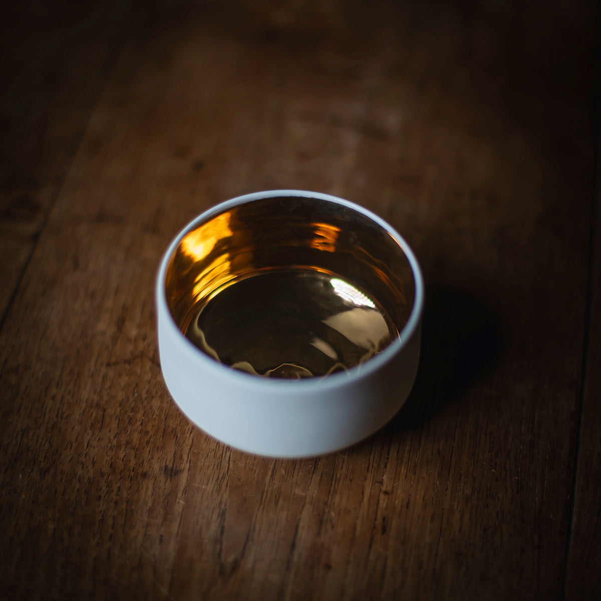 "Kontrapunkt" Golden Porcelain Cup #043 (view 4)