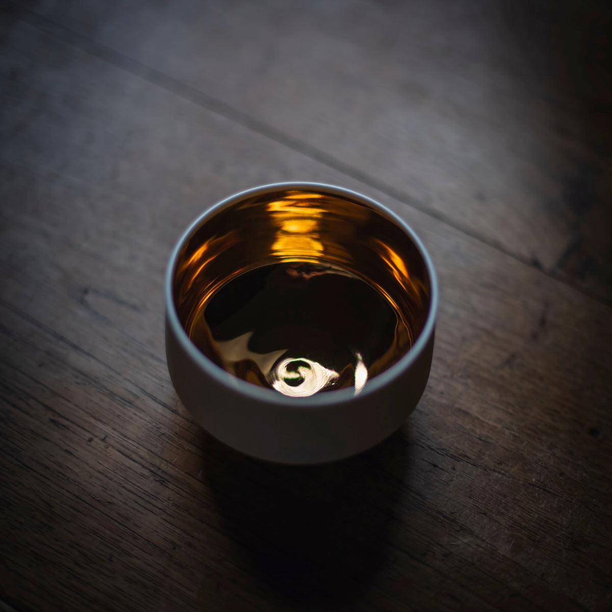 "Kontrapunkt" Golden Porcelain Cup #043 (view 5)