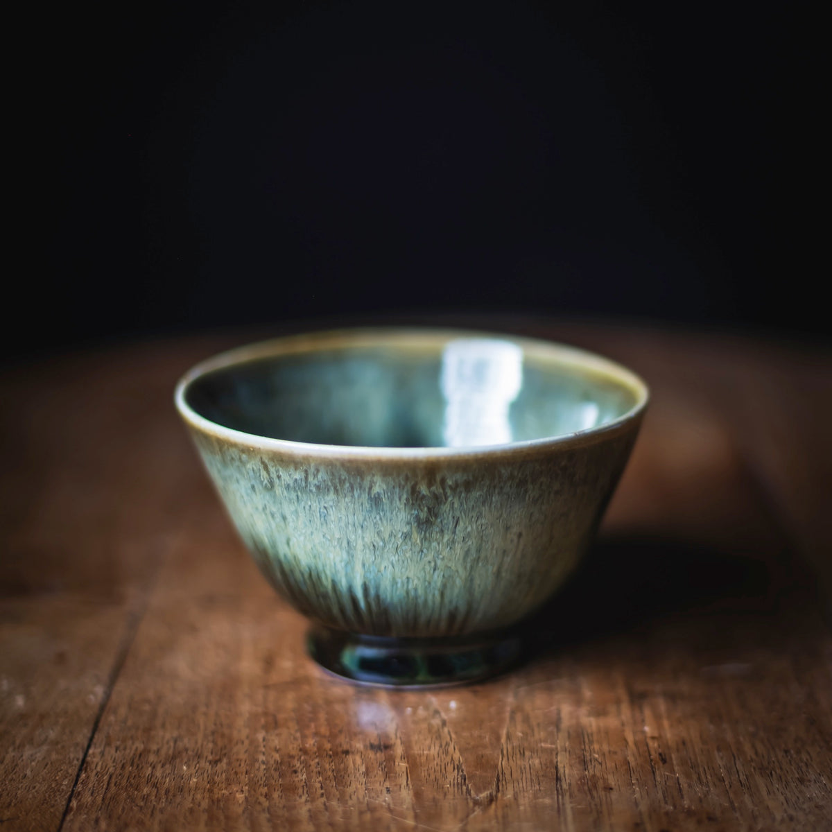 Small "Hare's Fur" Chawan #005 (view 2)
