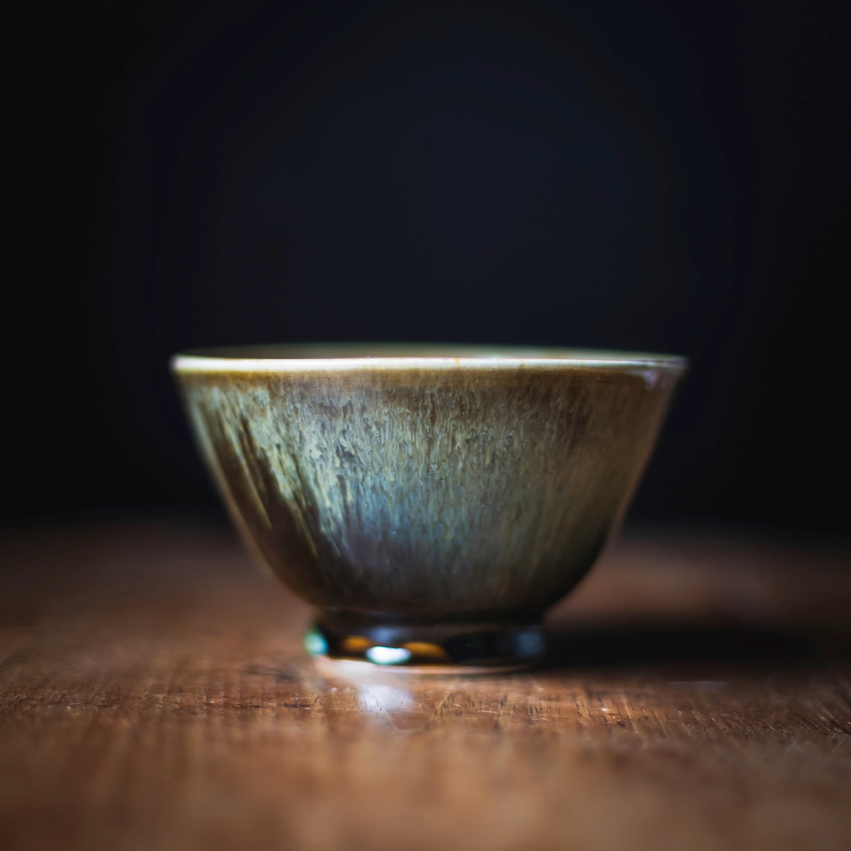 Small "Hare's Fur" Chawan #005 (view 3)