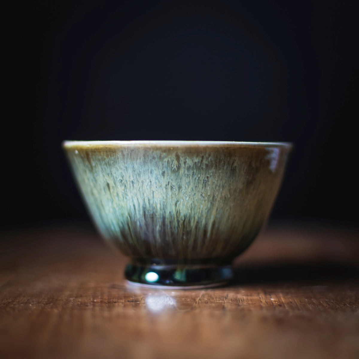 Small "Hare's Fur" Chawan #005 (view 4)