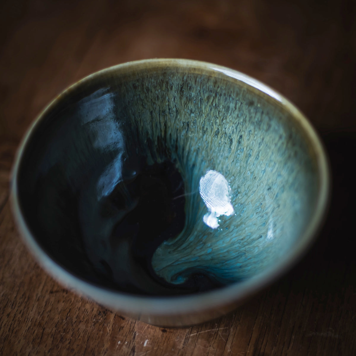 Small "Hare's Fur" Chawan #005 (view 5)