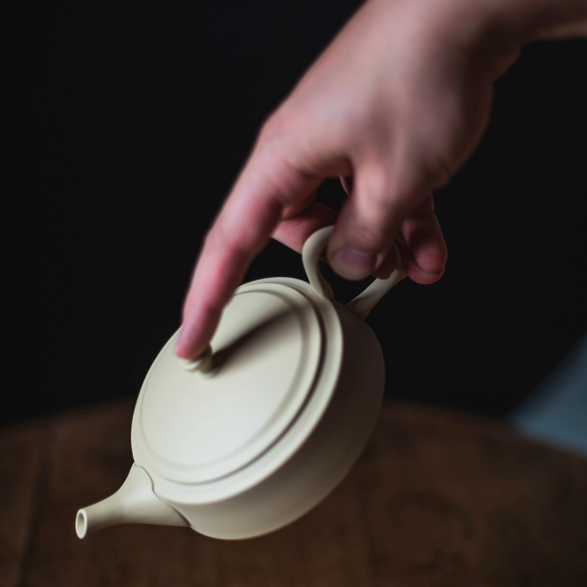 TAKASUKE Shiro Back-Handle Teapot #TS1 (view 11)