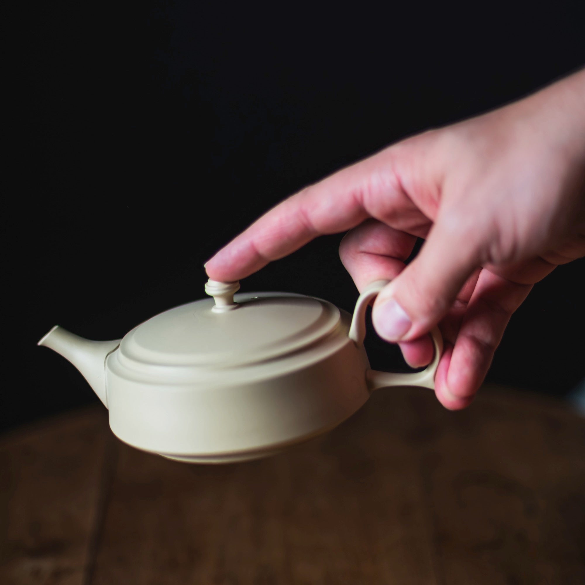TAKASUKE Shiro Back-Handle Teapot #TS1 (view 12)