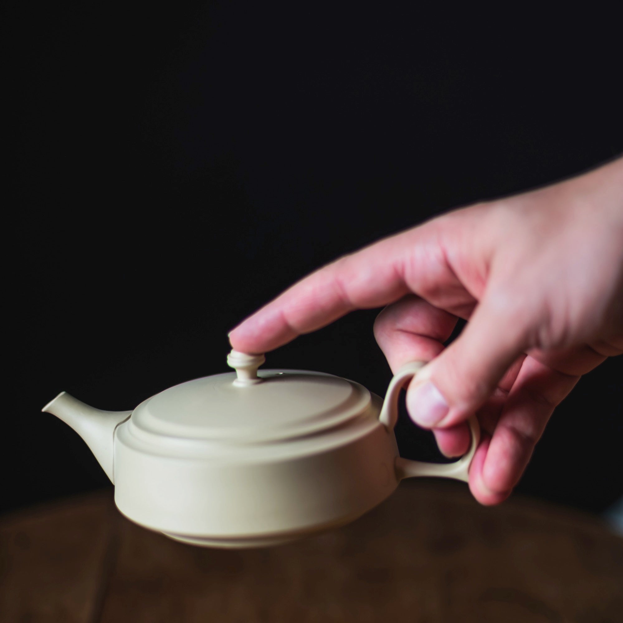 TAKASUKE Shiro Back-Handle Teapot #TS1 (view 13)