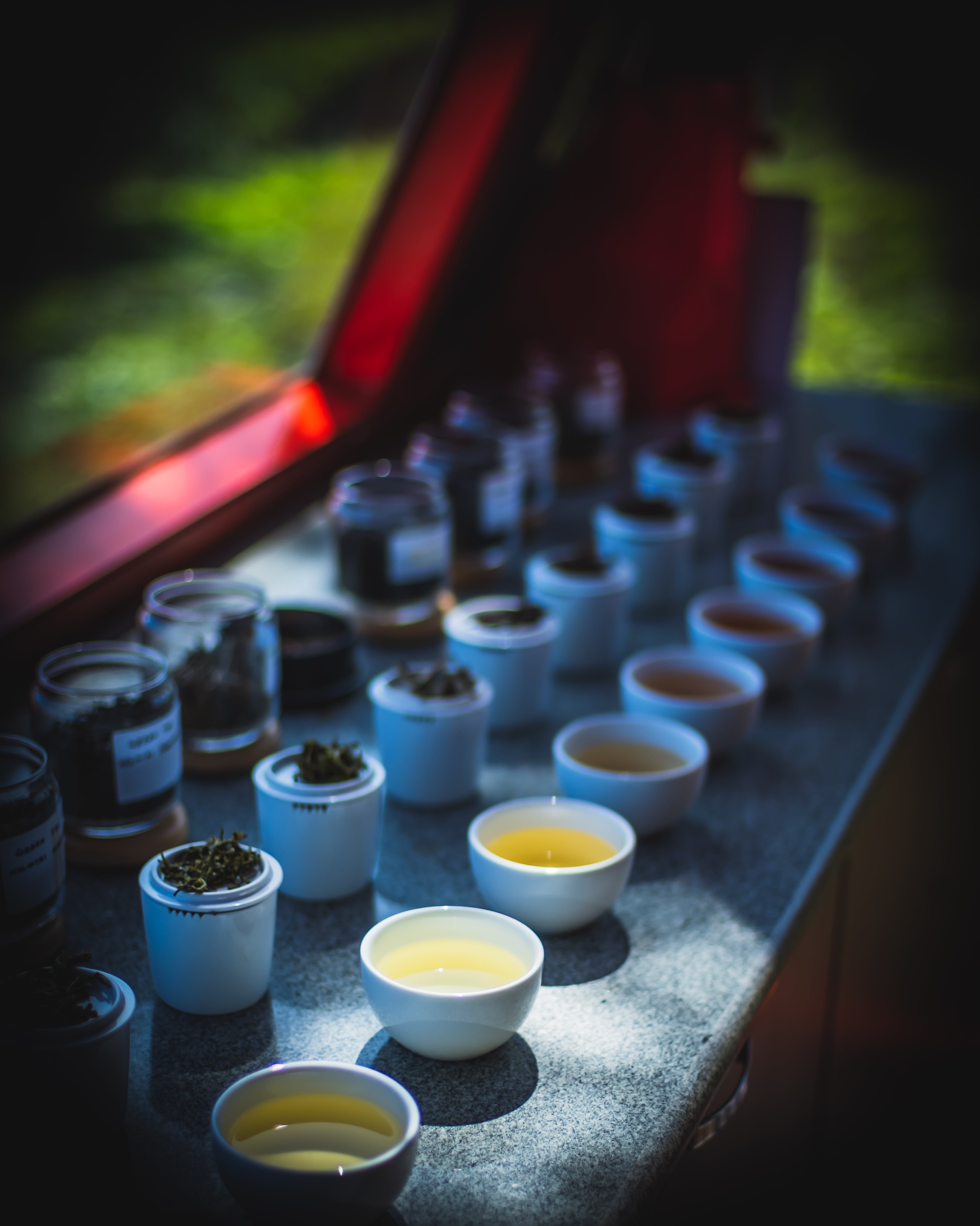 Formale Teeverkostung — Marukyu Koyamaen Matcha Qualitätsprüfung, UNEARTHED Gallery München