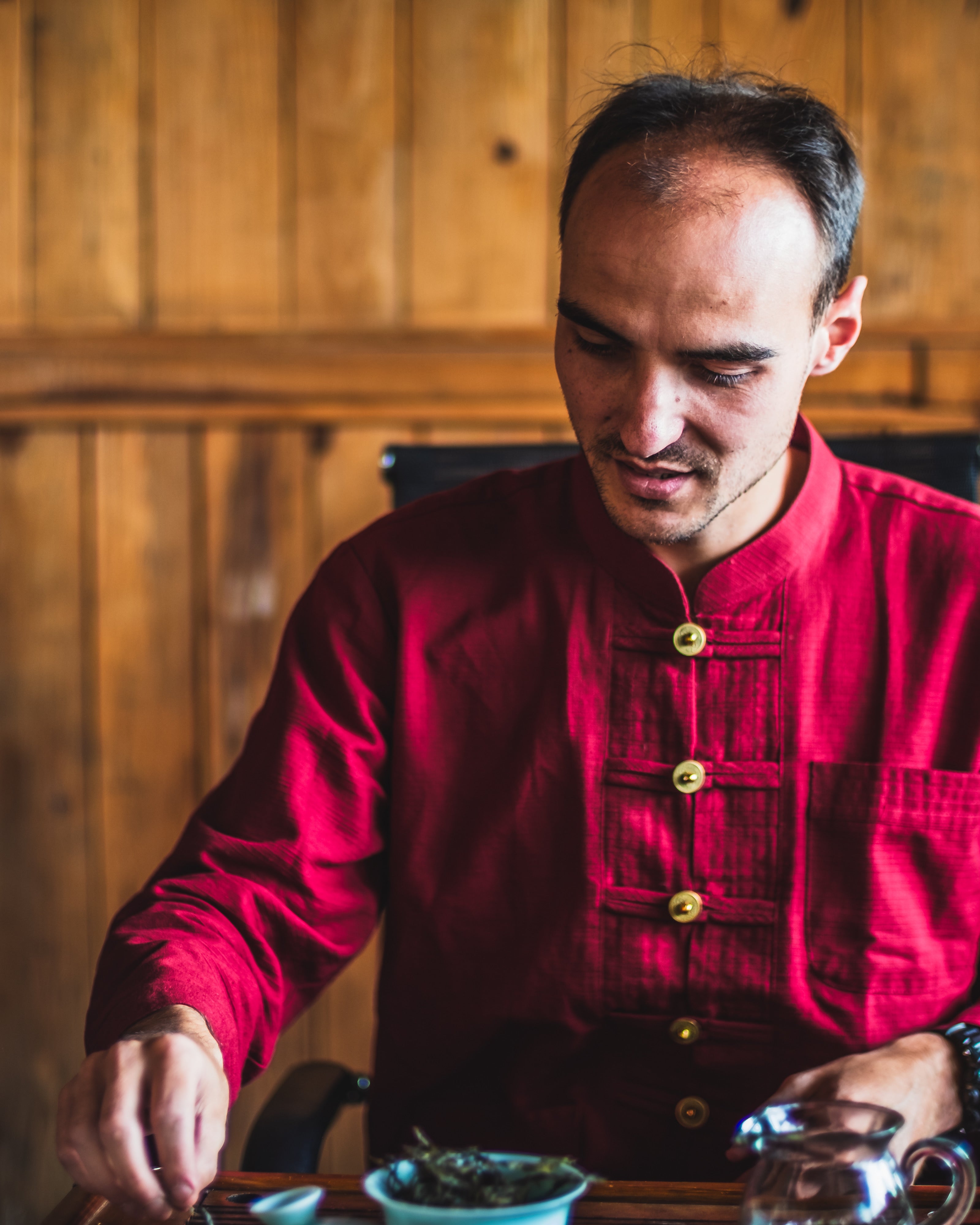 Portrait of Farmer Leaf