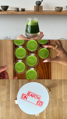 Matcha workshop tasting line-up, UNEARTHED Gallery Munich
