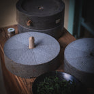 Choan Matcha, granite stone mills and tencha at the farm